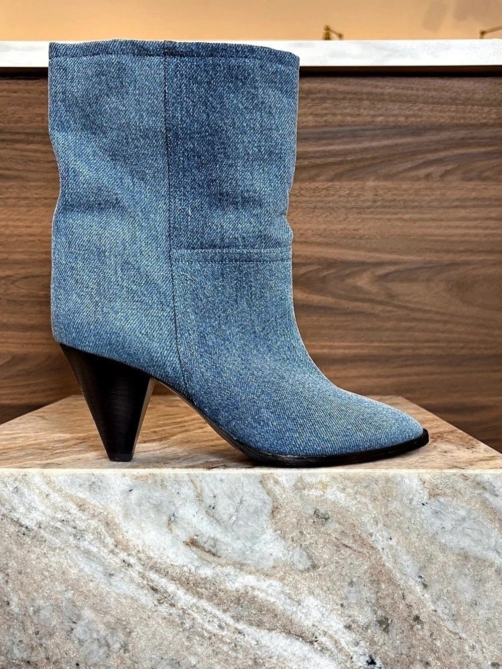 Isabel Marant denim ankle boots